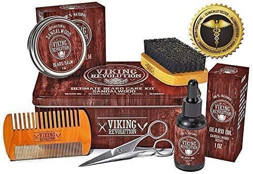 Viking Revolution grooming kit gift box ready for gifting.