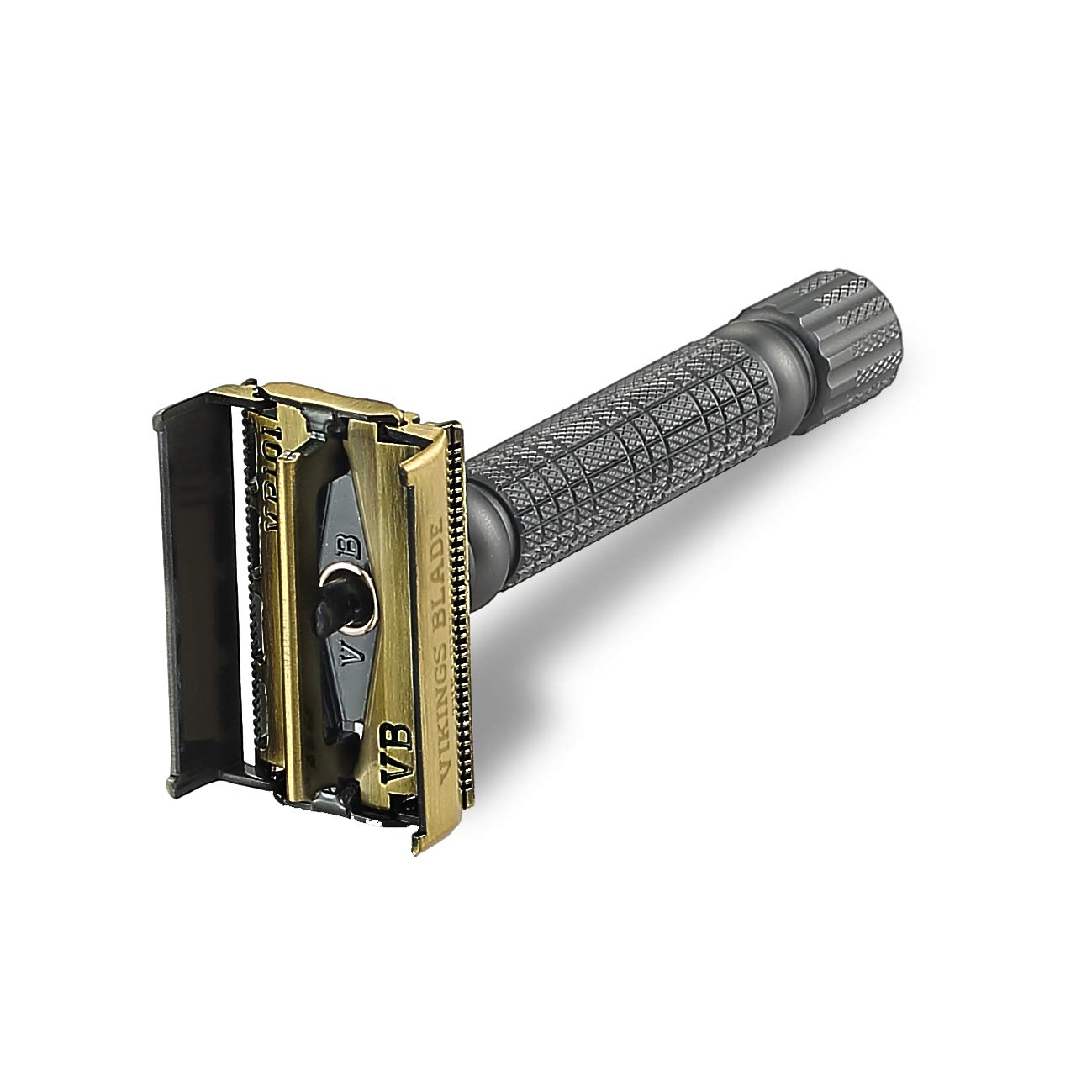 Luxury case open reveals organized grooming storage for Chieftain 5 BC.