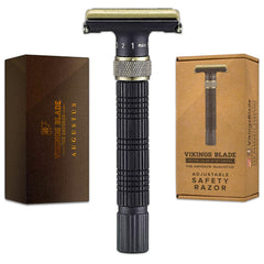 Vikings Blade Emperor Augustus razor adjustable head for sensitive and normal skin