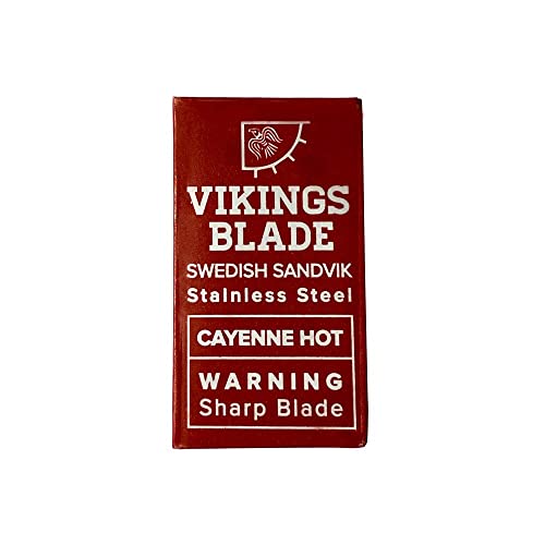 Vikings Blade replacement razor blades refills enable quick reloads.