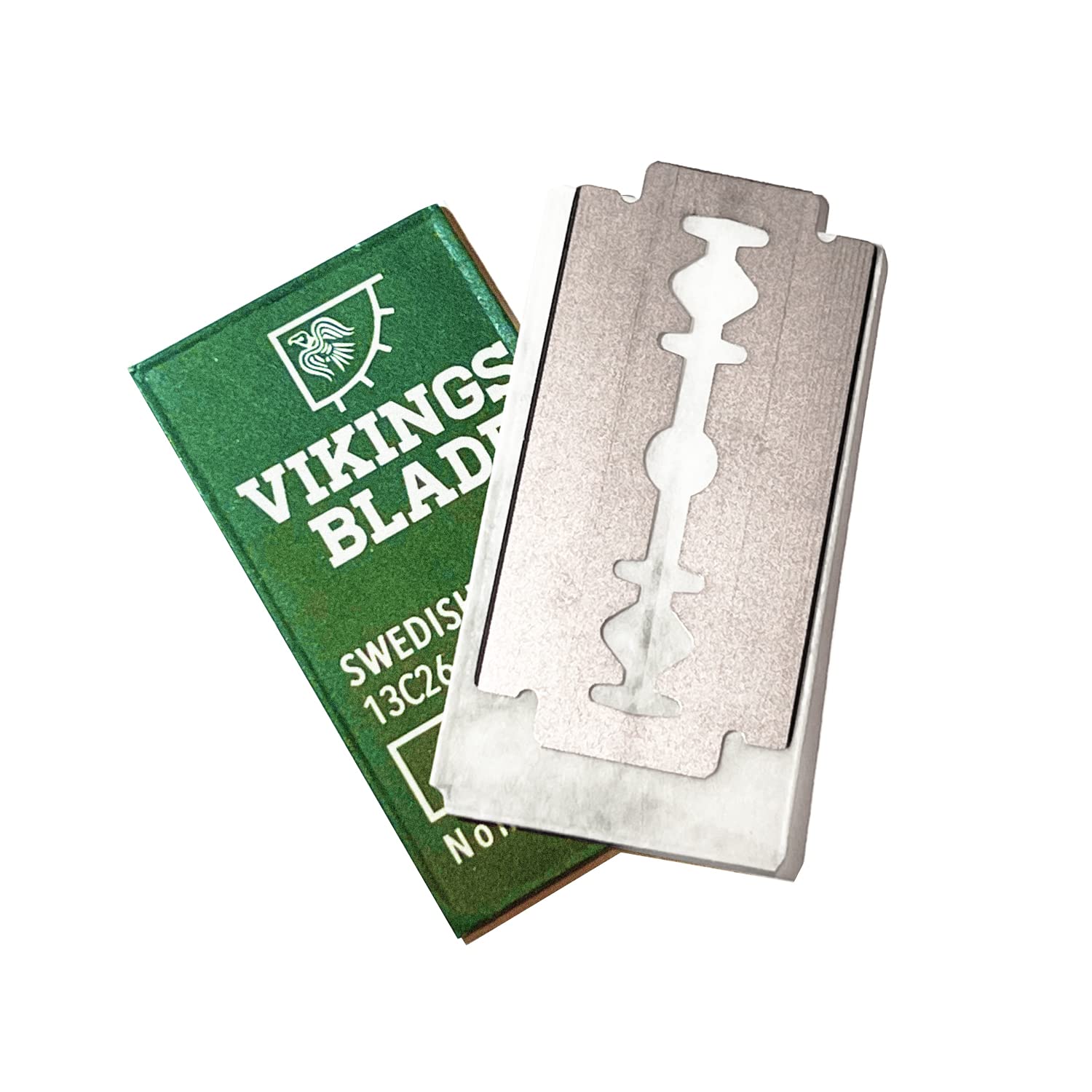 Vikings Blade Swedish steel 13C26 close-up for sharp, consistent performance.