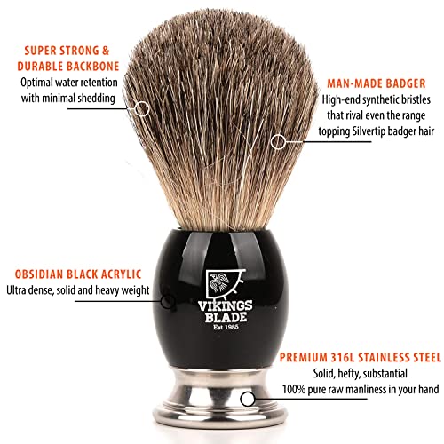 VIKINGS BLADE brush with ultra-heavy acrylic-base and steel construction for durability