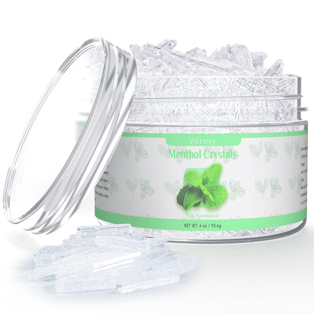 Viktairy cristales de mentol, empaque visible, aroma fresco para difusor