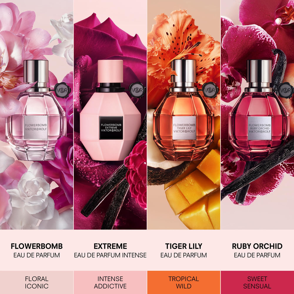 Viktor&Rolf Flowerbomb rose and jasmine note emphasis