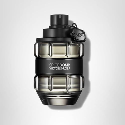 Viktor&Rolf Spicebomb bottle on shelf, ready for everyday or evening use.