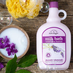 Village Naturals lavender chamomile petals closeup highlighting soothing floral notes