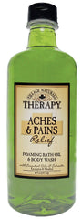 Village Naturals Therapy, baño espumoso para dolores corporales y relajación de la piel