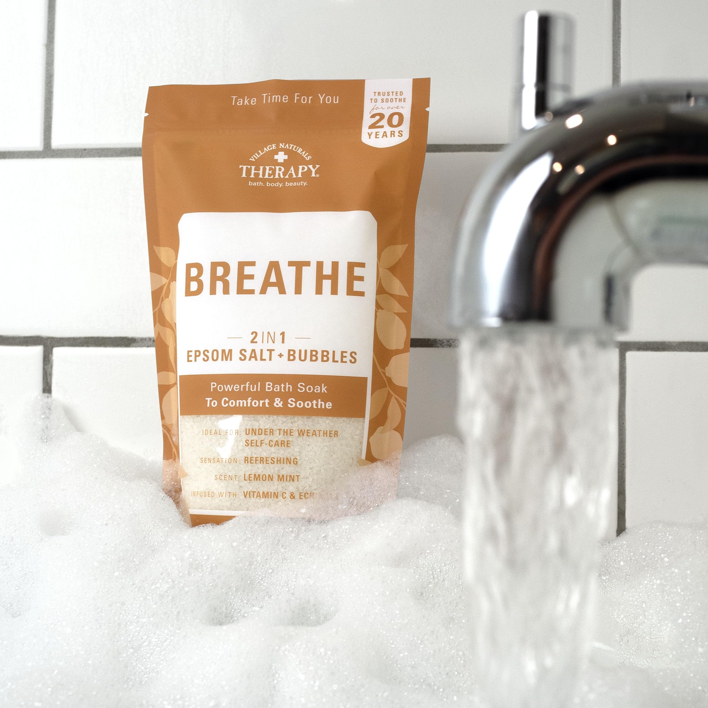 Village Naturals Therapy Breathe, hecho en EE UU y no se prueba en animales.