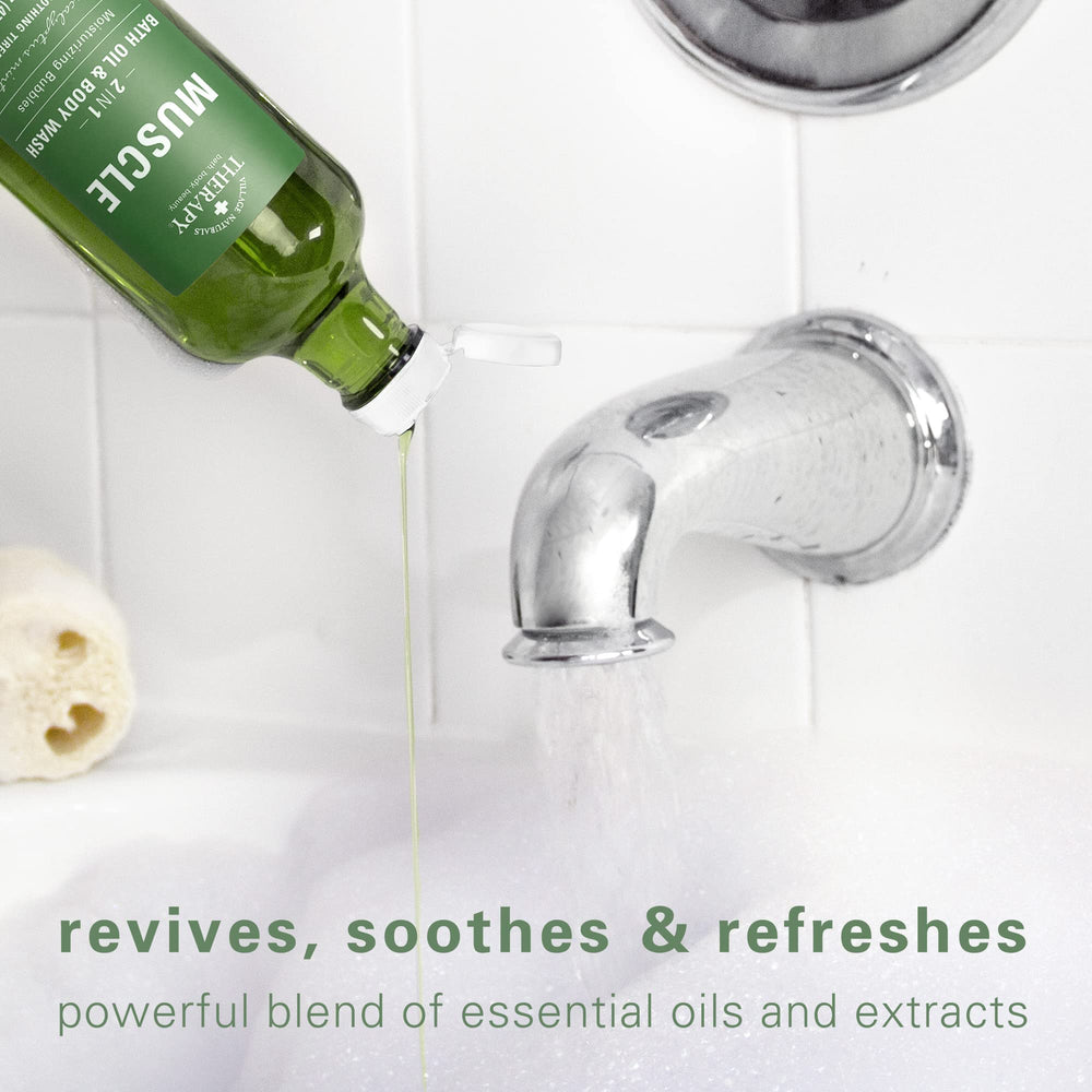 Village Naturals Therapy aplicación en ducha con esponja suave