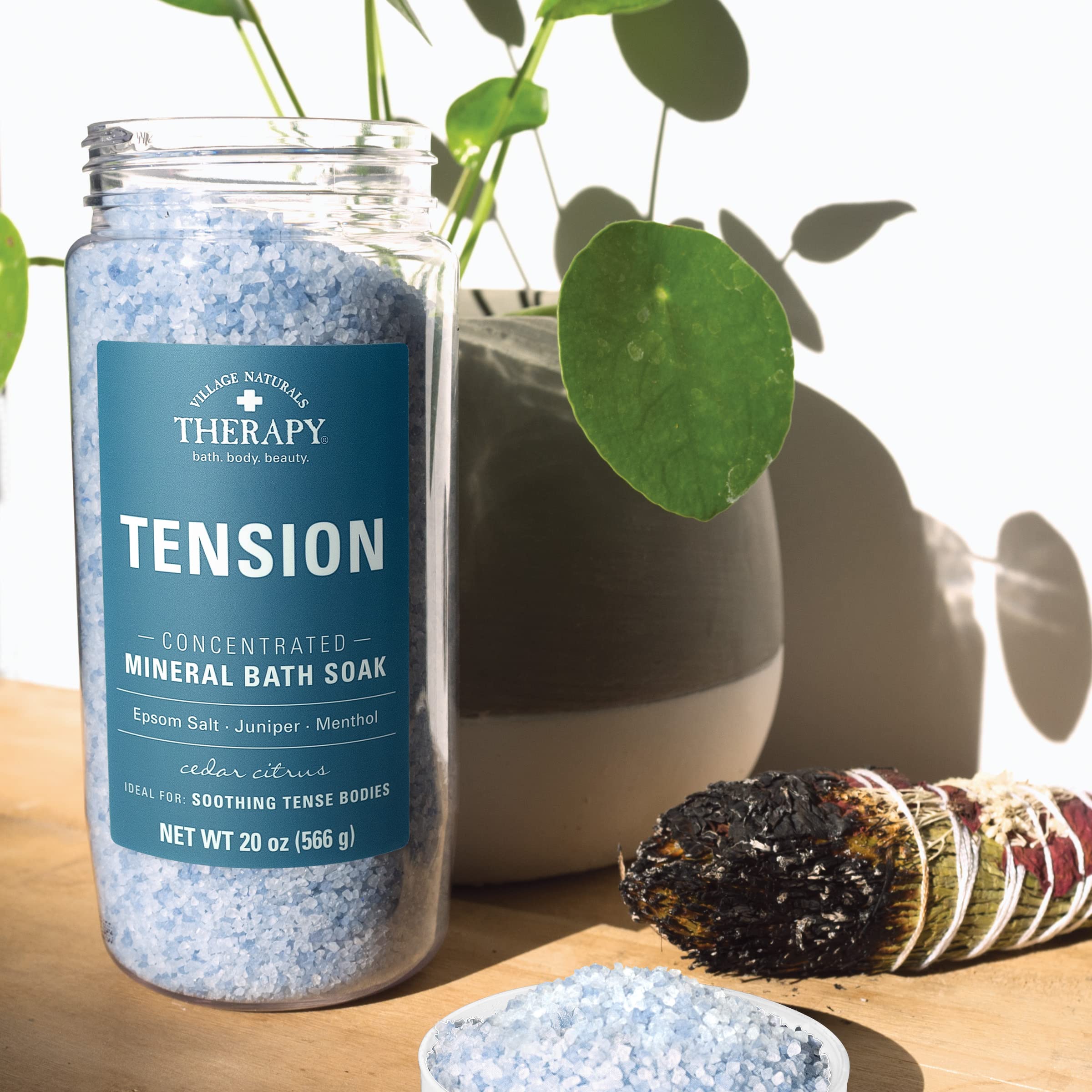 Village Naturals Therapy hecho en EE.UU., producto sin pruebas en animales