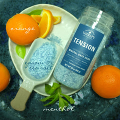 Village Naturals Therapy sal marina y epsom, ayuda a relajar molestias temporales