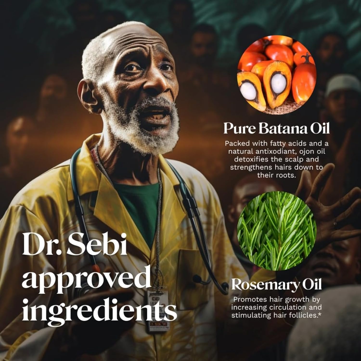 Aplicación suave en cuero cabelludo con VIMOZA Aceite Batana