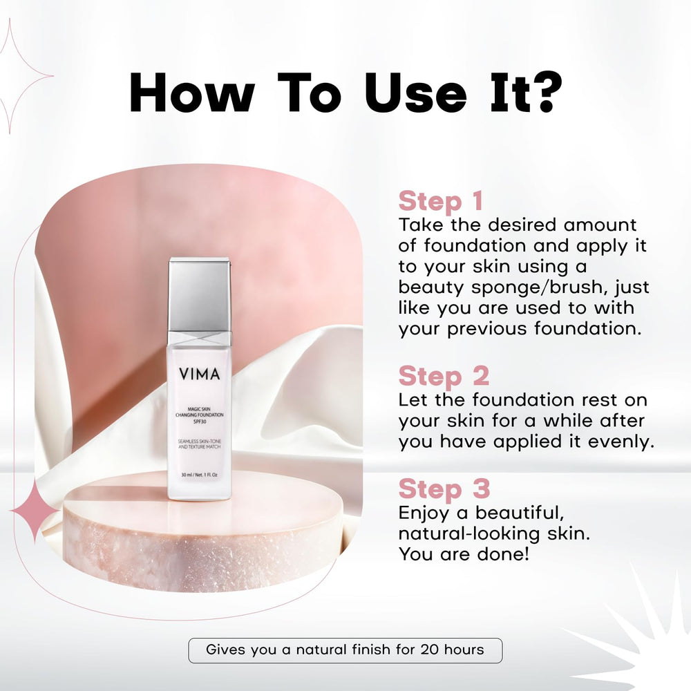 Vima vegan paraben-free symbol indicating clean beauty choice.