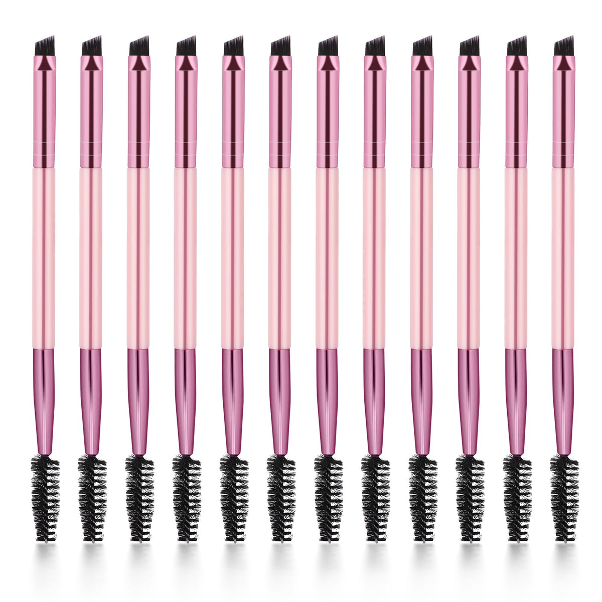 Vin Beauty brow brush angled head for precise shaping and definition.