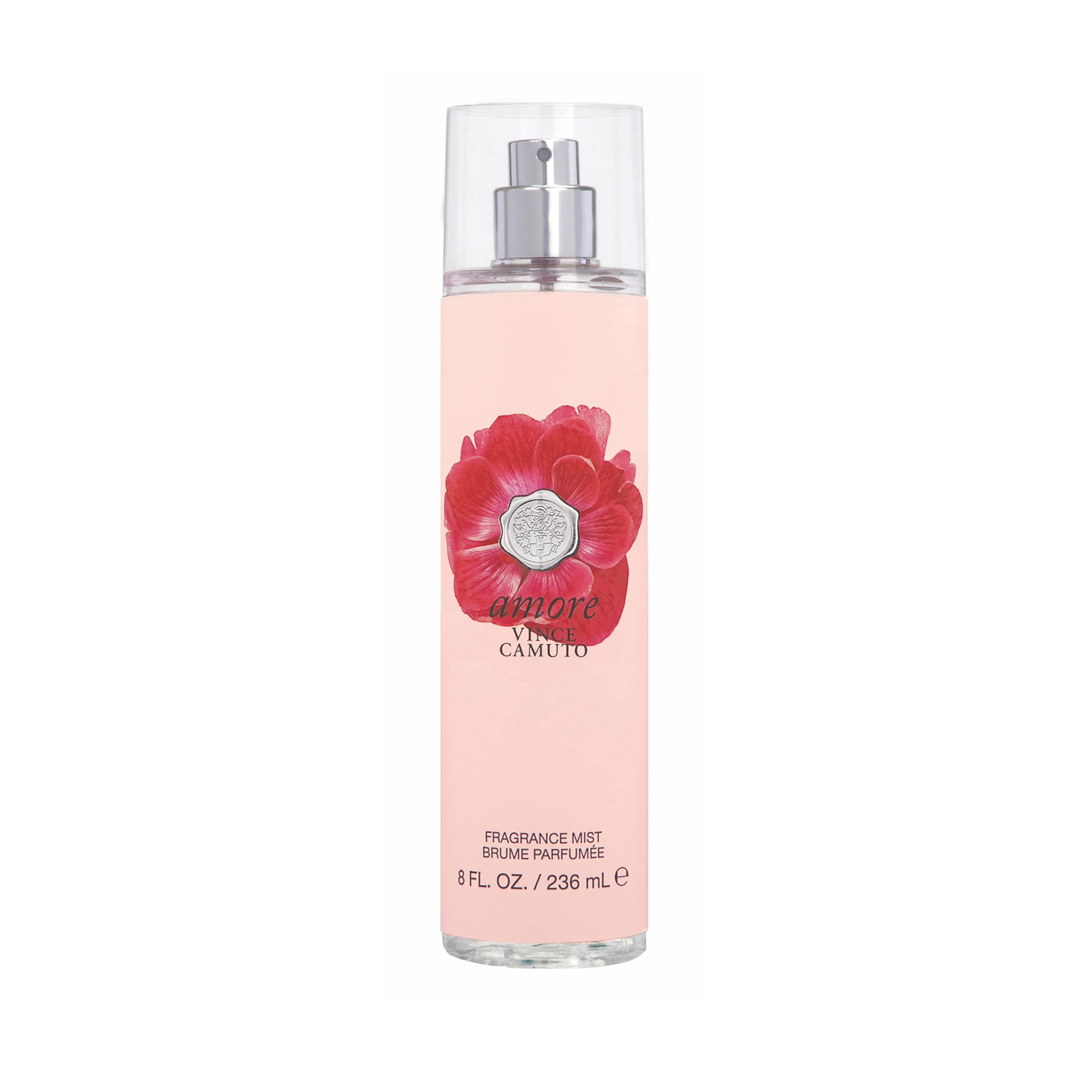 Vince Camuto Amore bottle close-up, premium body fragrance ideal for everyday wear.