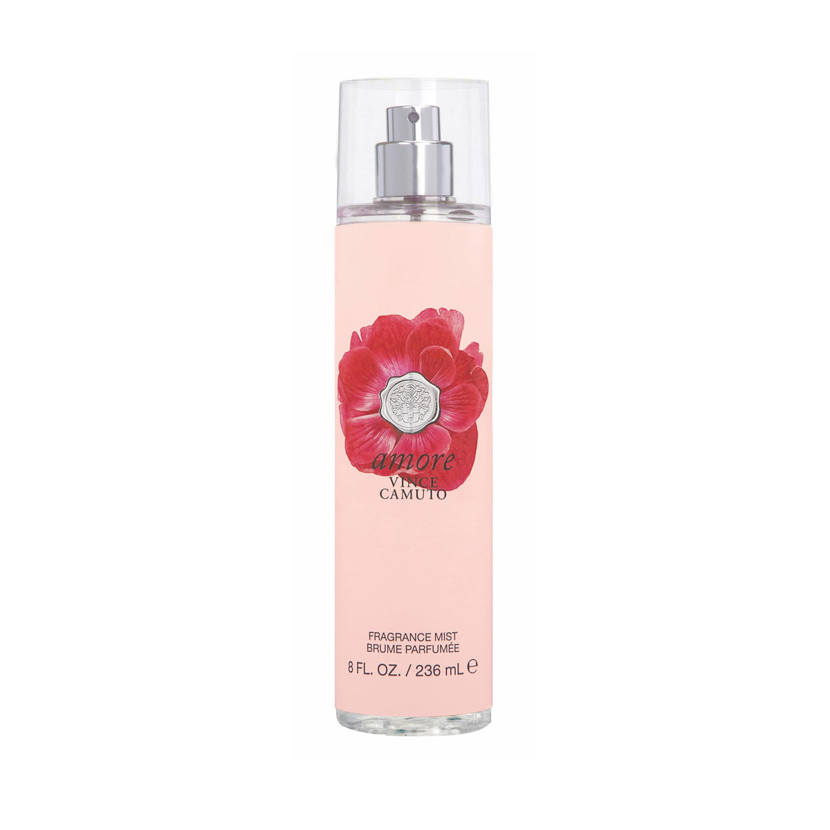 Vince Camuto Amore bottle close-up, premium body fragrance ideal for everyday wear.