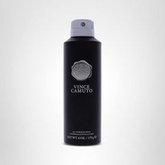 Vince Camuto Classic Body Spray for Men packaging emphasizing accessible luxury
