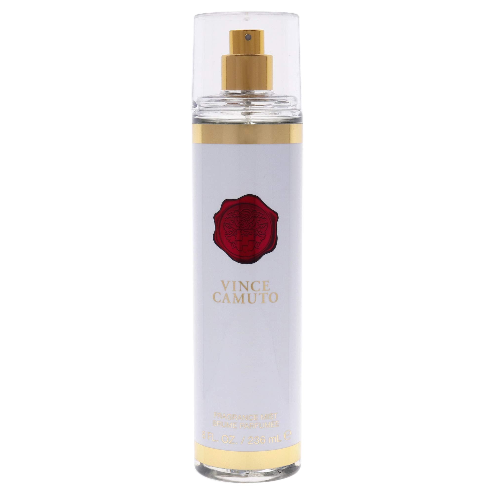 Vince Camuto Dreamy Floral scent bottle with elegant glass design.