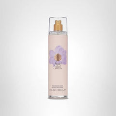 Vince Camuto Fiori packaging dimensions indicating compact 8 oz bottle for travel