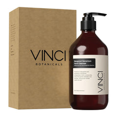 Vinci Botanicals gel limpiador de manos bergamota y geranio, aroma dulce y fresco para cada lavado.