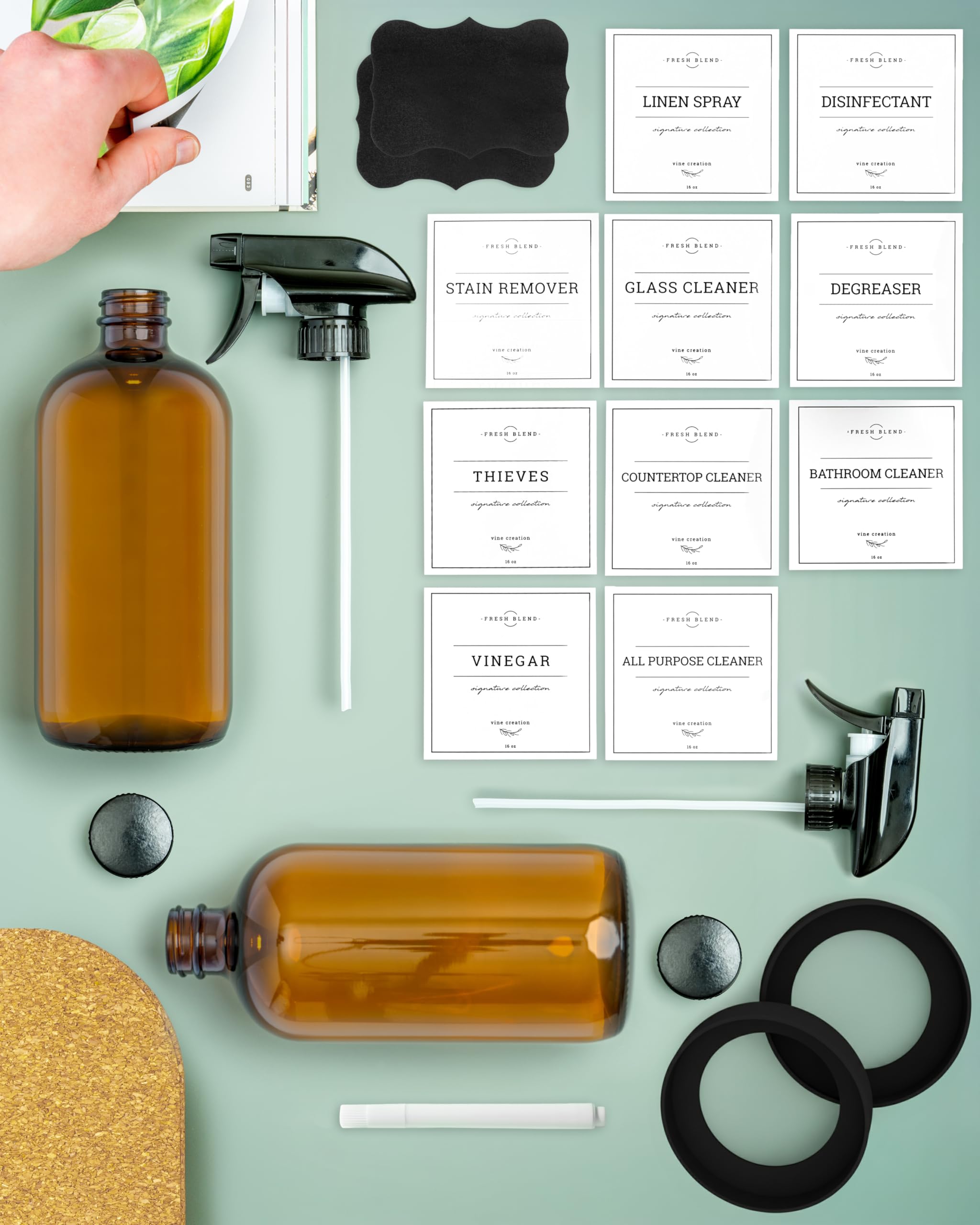 Vine Creations non-slip silicone pad keeps bottles stable during use