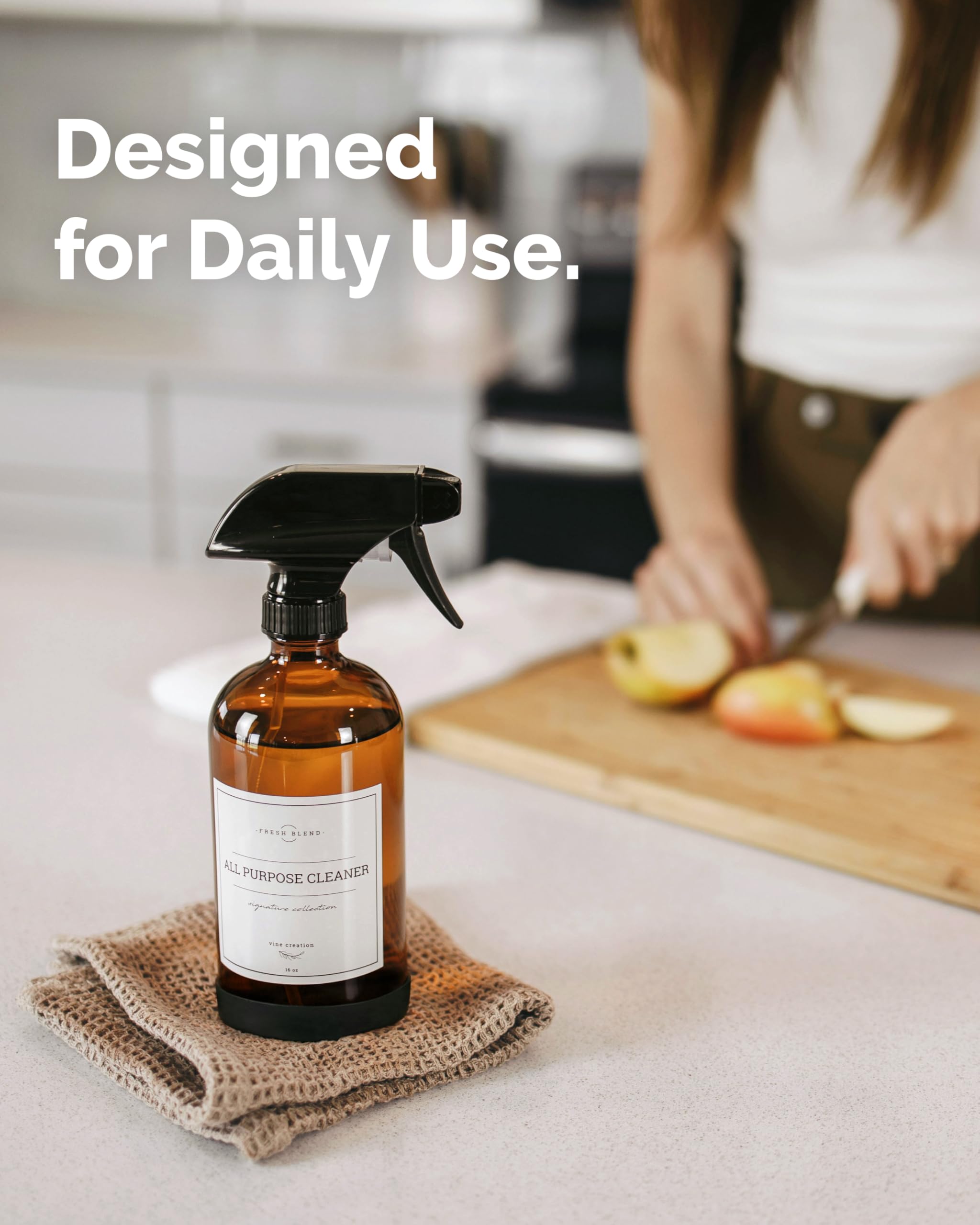 Vine Creations waterproof labels on bottles for organization
