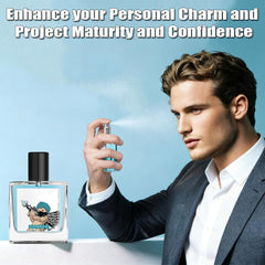 Vingtank pheromone cologne spray application for daily refresh.
