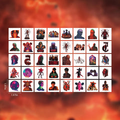 VINYUSE Stranger Things tattoo packet bundle image displays value-packed set for celebrations