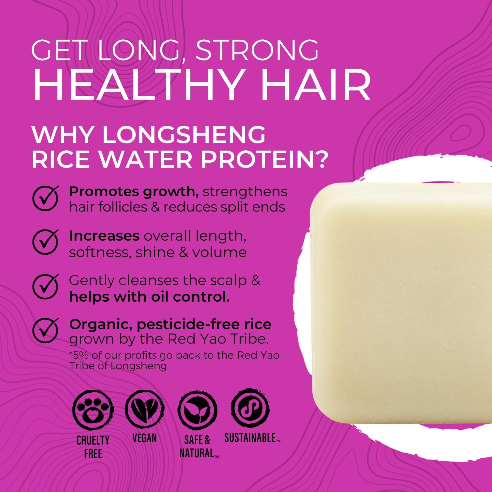 Viori barra-acondicionadora-agua-de-arroz, hidrata profundamente sin sulfatos para cabello saludable.
