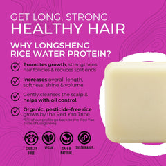 Viori barra-acondicionadora-agua-de-arroz, hidrata profundamente sin sulfatos para cabello saludable.