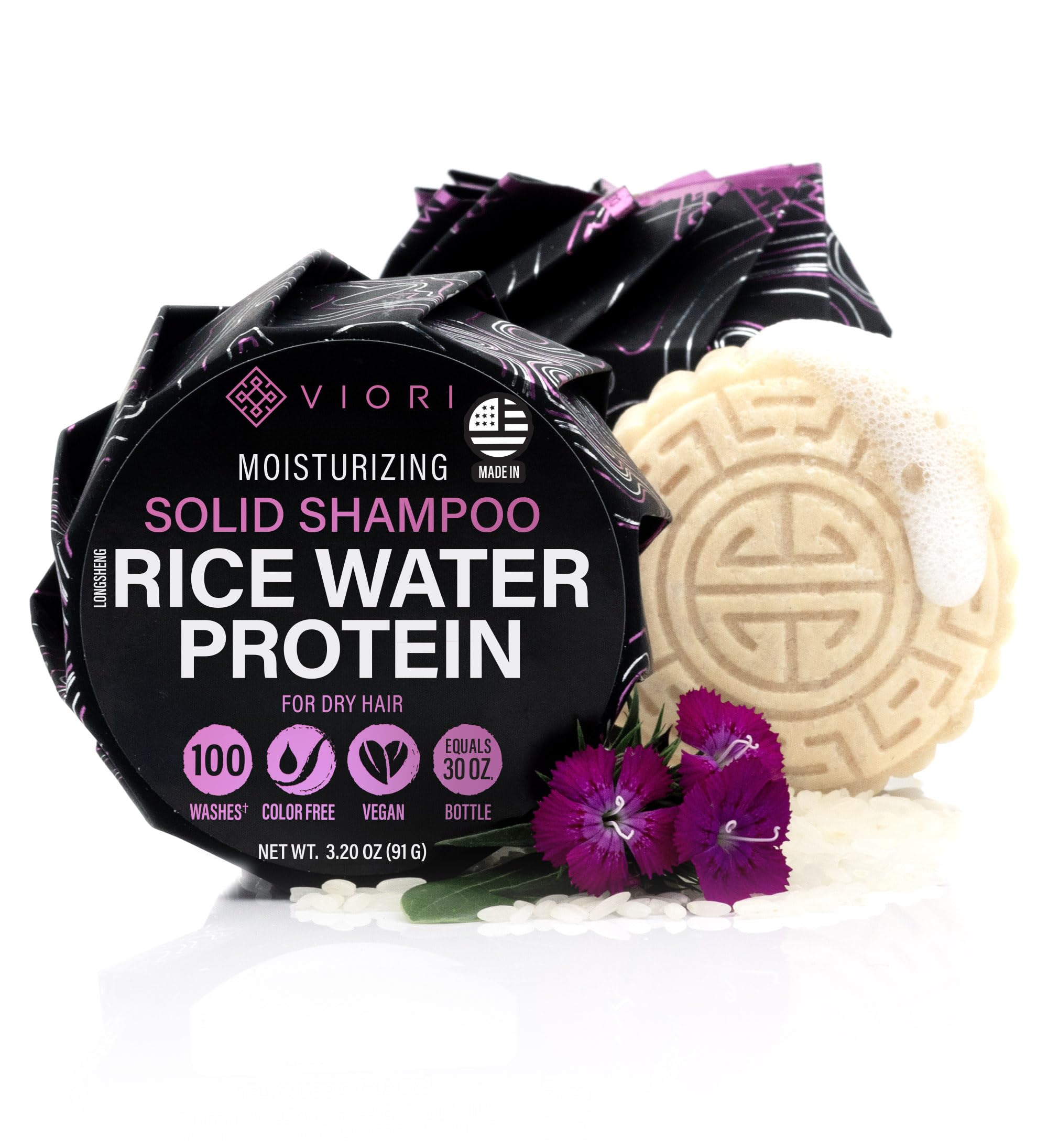 Viori barra champu arroz agua: cuidado suave y revitalizante para el cabello