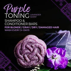 Envase ecoamigable de Barra Viori morado para cabello sostenible