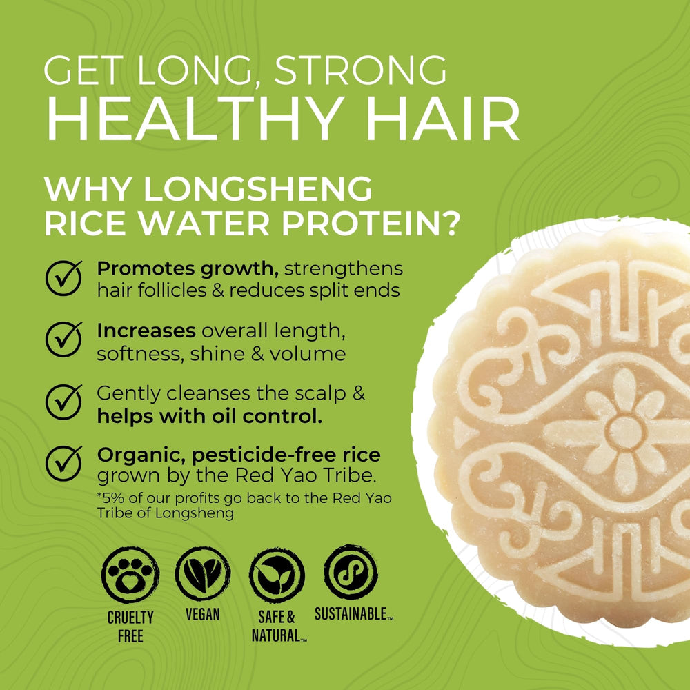 Viori rice water ingredient close-up highlighting nourishing components for vibrant hair.