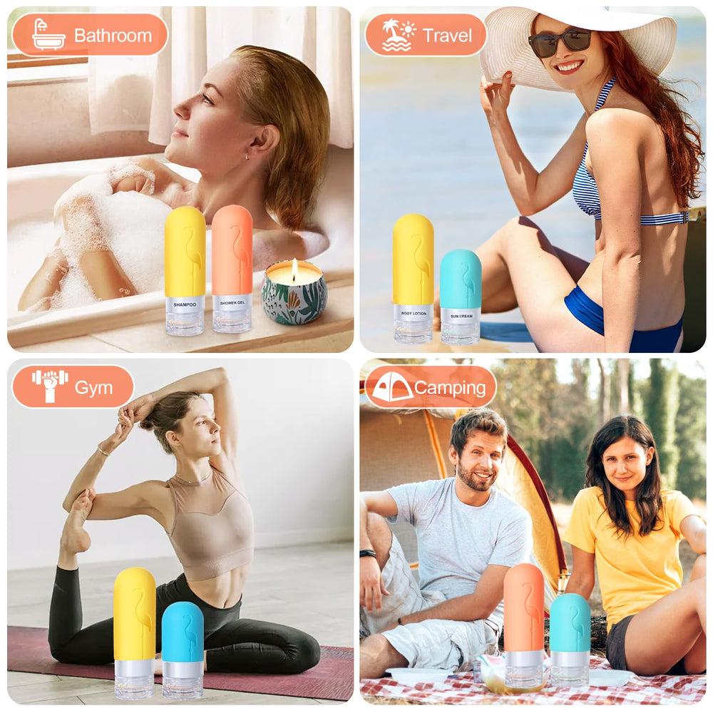 Vipop compact travel set fits in bags for organized travel