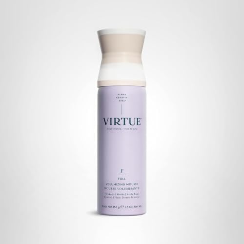Lifestyle shot of Virtue packaging with clean design and versatile styling.