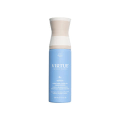 Virtue Purifying Leave-In Hair Conditioner Spray bottle for detangling and shine.