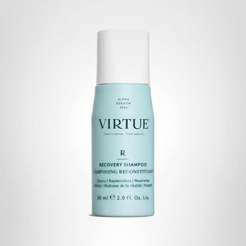 Sin sulfatos, VIRTUE Recovery Shampoo cuida el cabello sin eliminar el color.