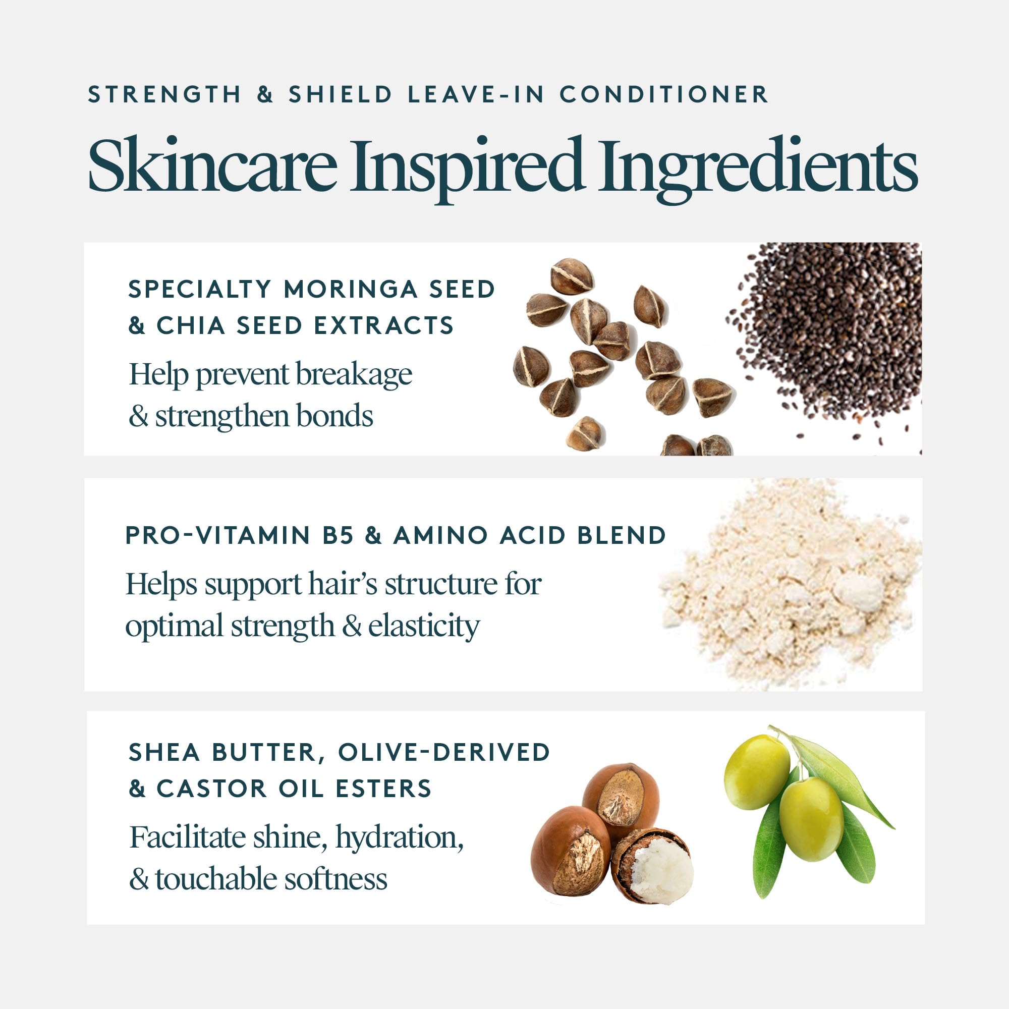 VIRTUE Strength & Shield softened strands after application for smoother ends.
