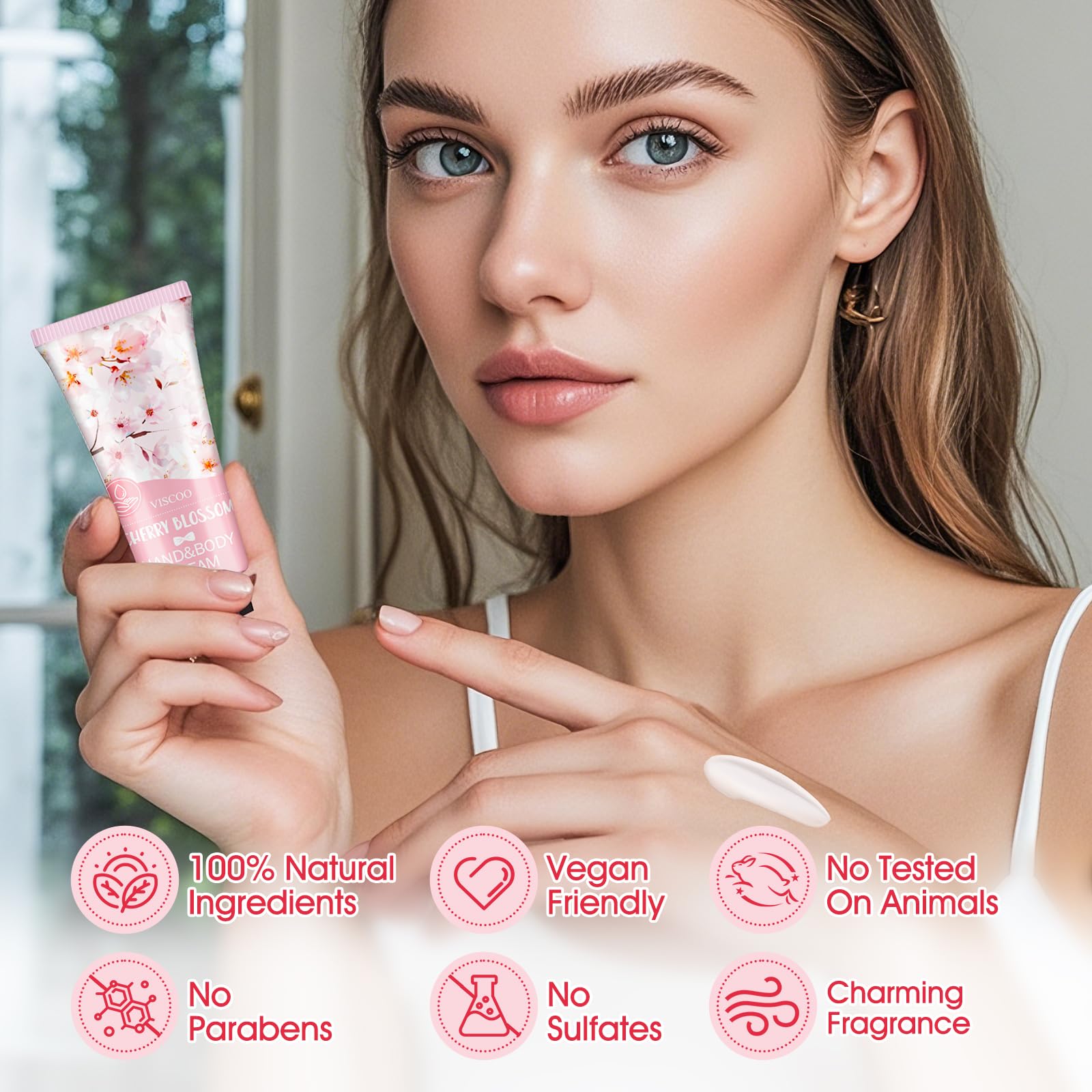 Viscoo lemon hand cream with refreshing citrus scent and quick absorption