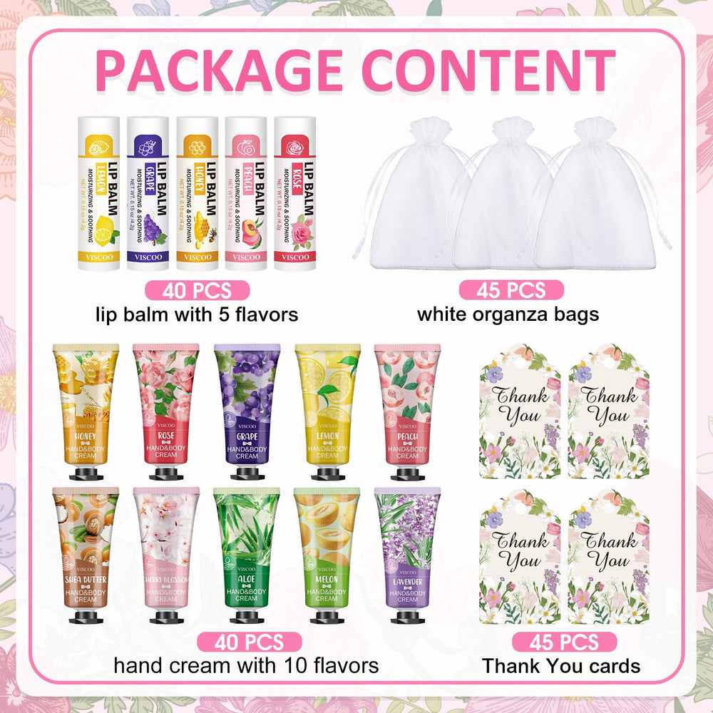 VISCOO bulk set with assorted flavors for guest gifts and party favors.