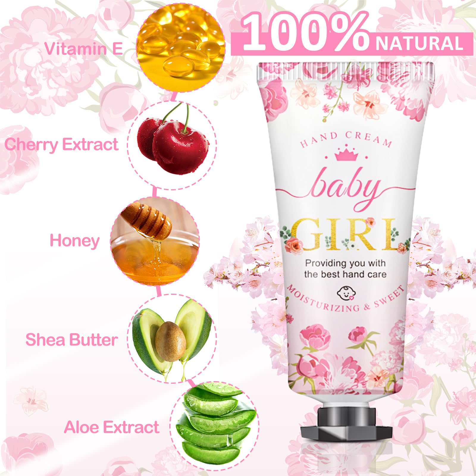 VISCOO nourishing formula with shea butter and vitamin E for dry skin.