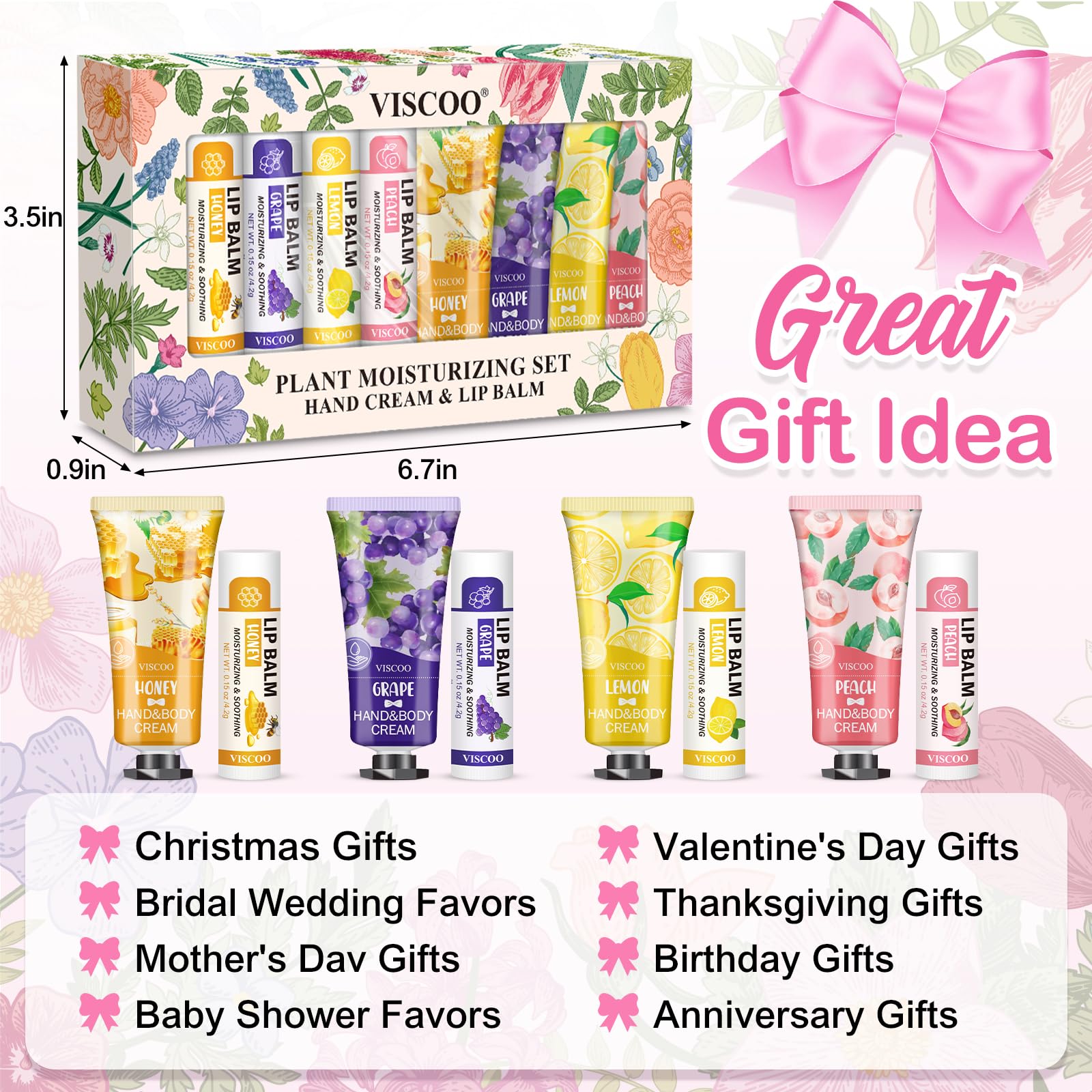 VISCOO wedding guest favors ideal for bridal showers.