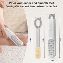 VISDOLL detachable toe brush aids clean, thorough pedicure sessions.