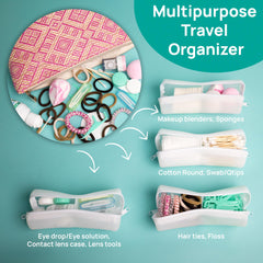 Visfresh large capacity for cotton pads and qtips.