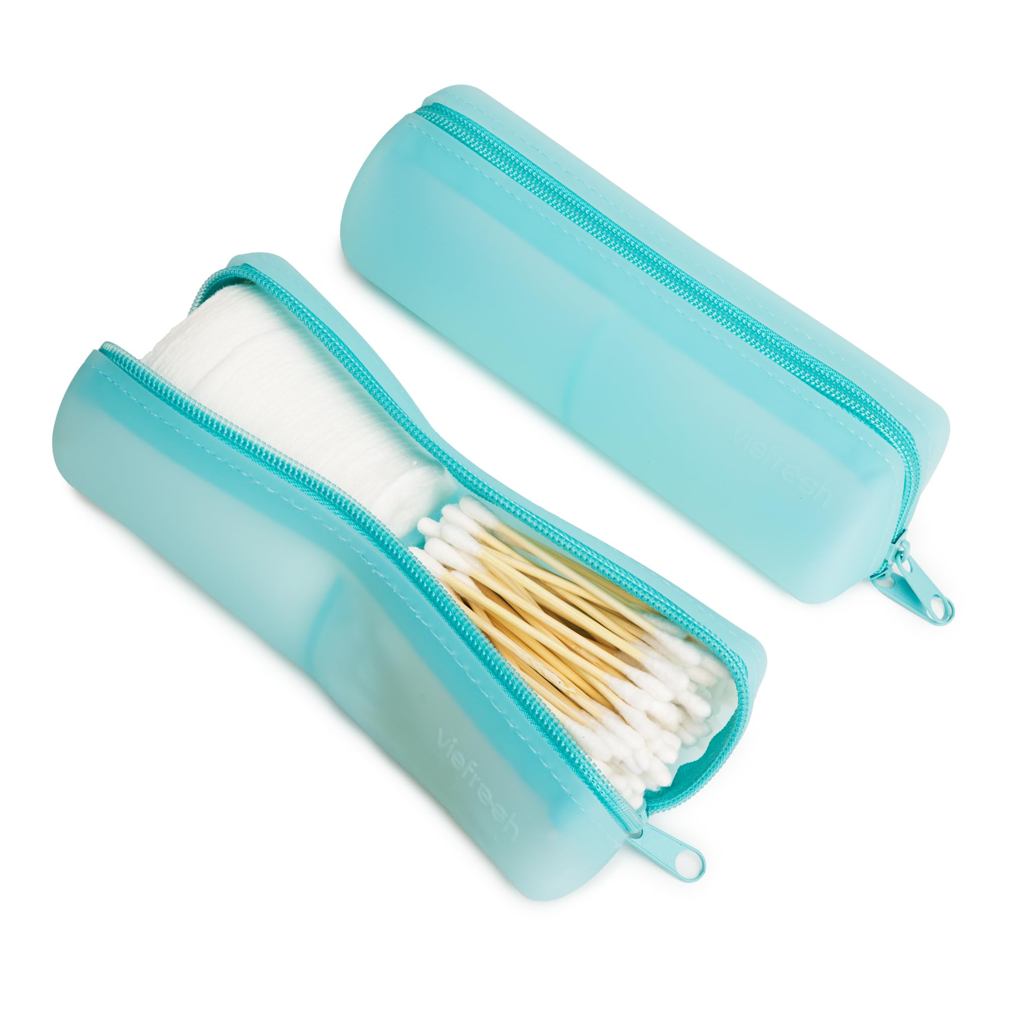 Visfresh see-through silicone design for quick item visibility.