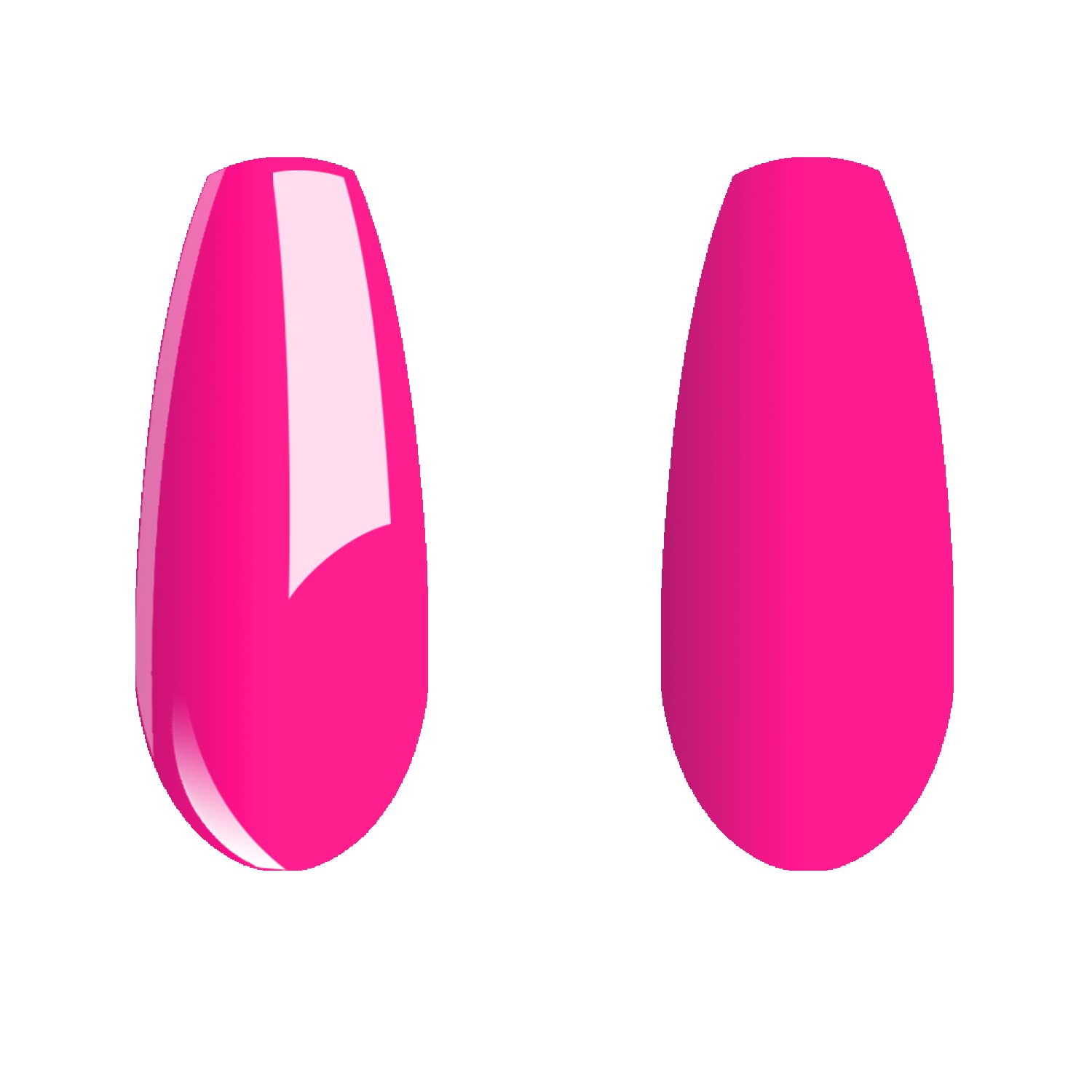 Vishine Hot Pink cap and bottle design for precise application