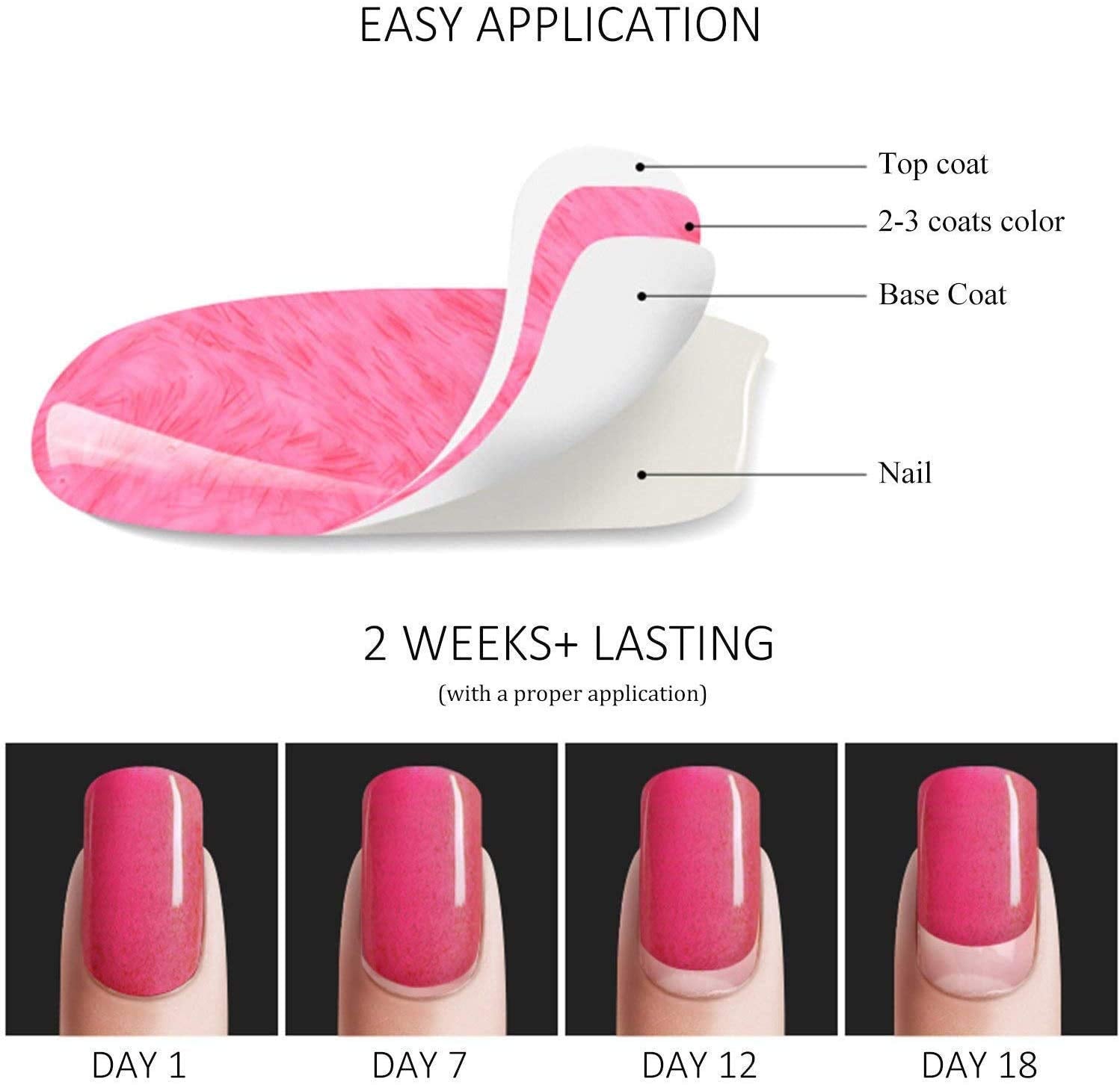 Vishine magenta purple manicured nails display durable shine and smooth finish.