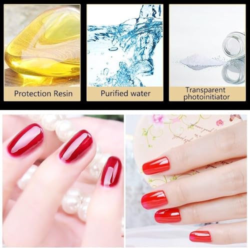 Vishine uñas naturales con gel: ejemplo de manicura en casa.