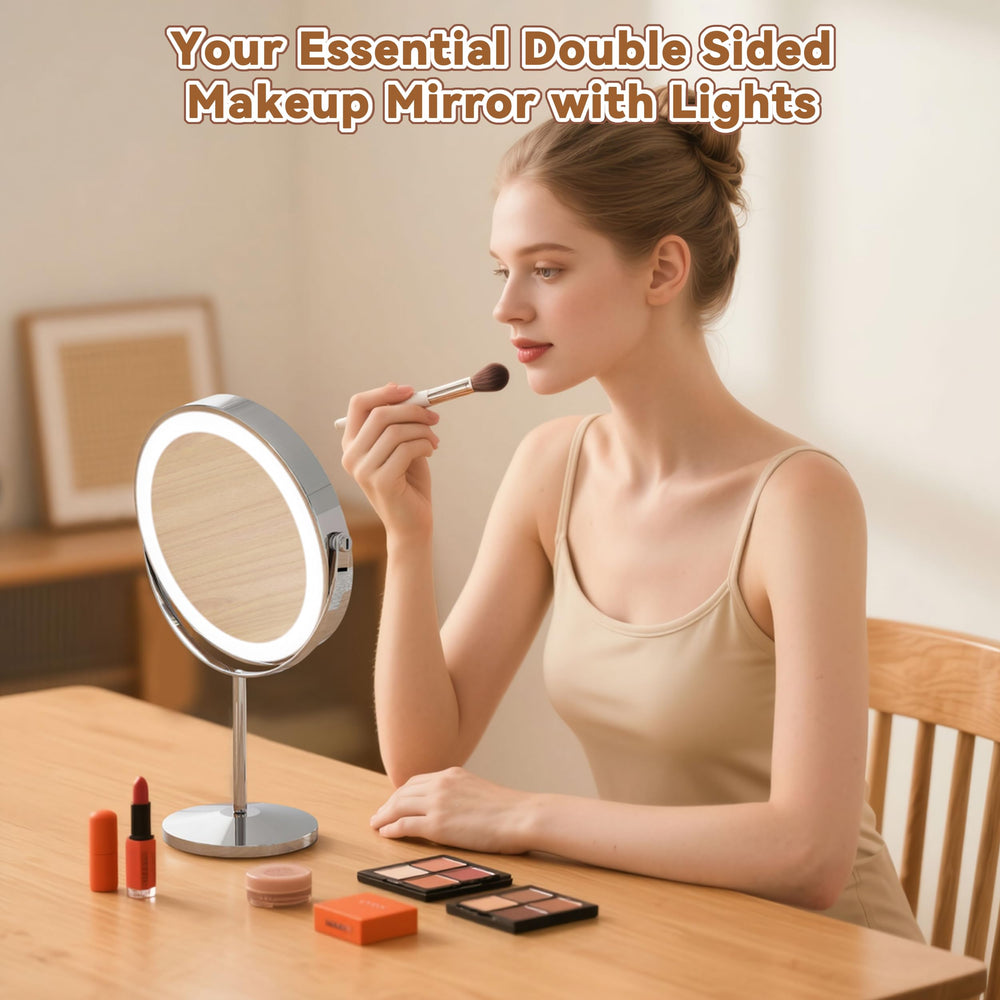 VisionSphere included small mirror offers additional grooming convenience.