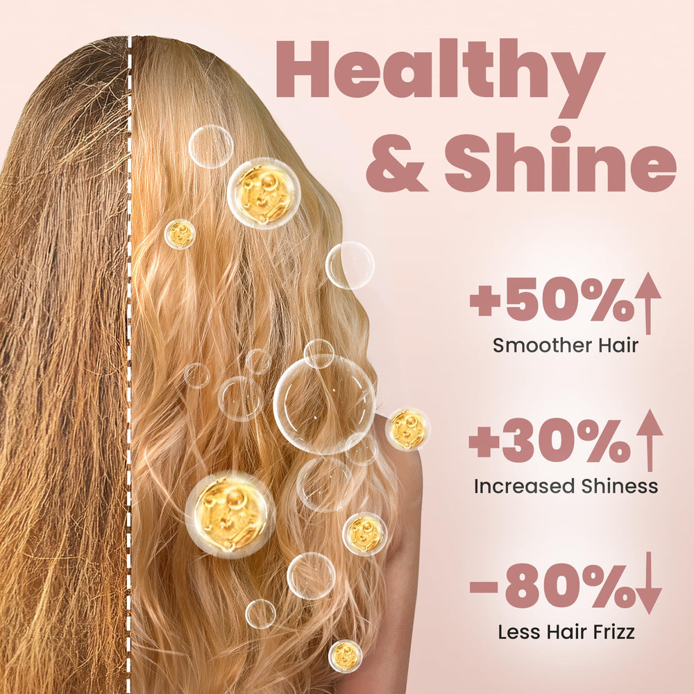 VISOFO Wavy Thermal Brush heated wand creates defined curls and waves